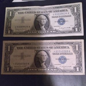 Set of silver certificates